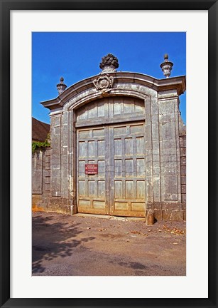Framed Entrance to Chateau de Pommard, France Print