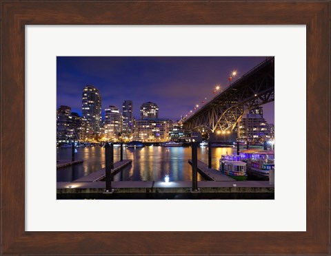 Framed Granville Bridge Print