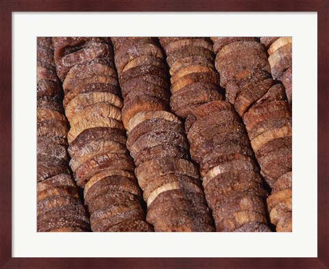 Framed Dried Figs, Normandy, France Print