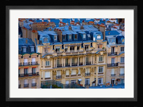 Framed Louvre Museum at Twilight, Paris, France Print
