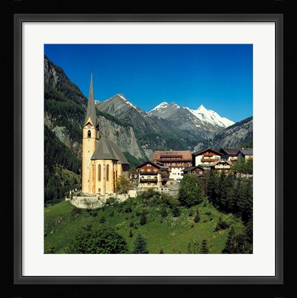 Framed Austria, Hohe Tauern Alps Print