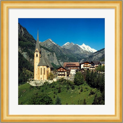 Framed Austria, Hohe Tauern Alps Print