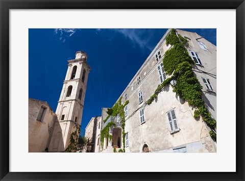 Framed Town church of Montemaggiore Print