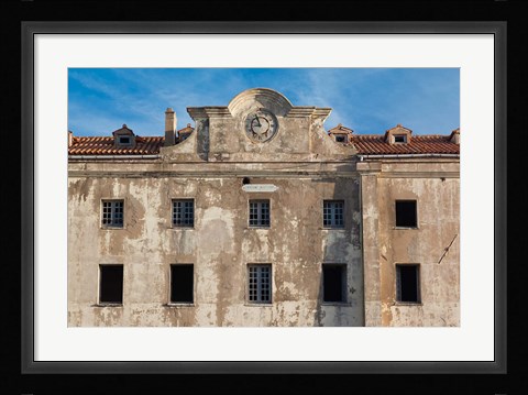Framed Military Barracks in France Print