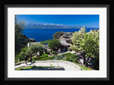 Framed Le Cap Corse, Tour de Nonza Print