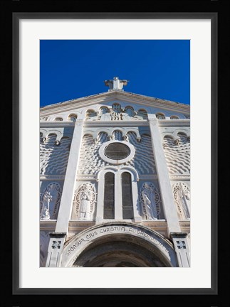 Framed Eglise Sacre Coeur church, Ajaccio, Corsica, France Print
