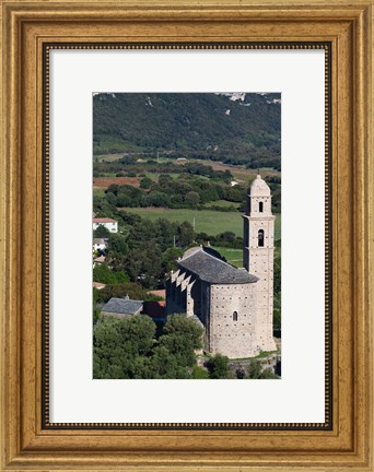Framed Patrimonio, St-Martin church Print