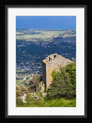 Framed Fiumorbo Coastal Plain Print