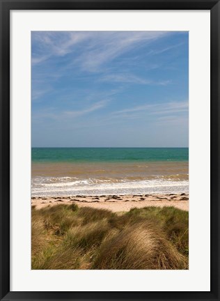 Framed Juno Beach, Courseulles Sur Mer Print