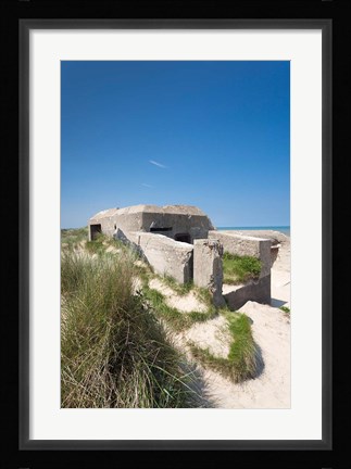 Framed Ruins of German Bunkers Print
