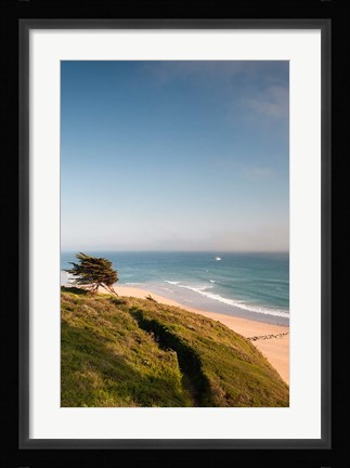 Framed Cap de Carteret Beach Print