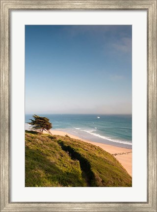 Framed Cap de Carteret Beach Print