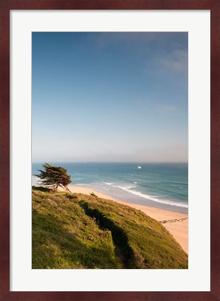 Framed Cap de Carteret Beach Print