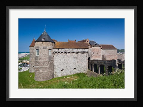 Framed Dieppe Chateau Musee Castle Print