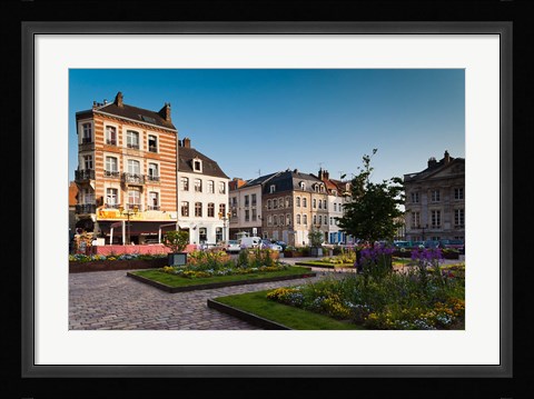 Framed Place Godefroy de Bouillon, France Print