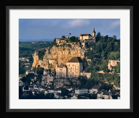 Framed Alzou River sunrise Print