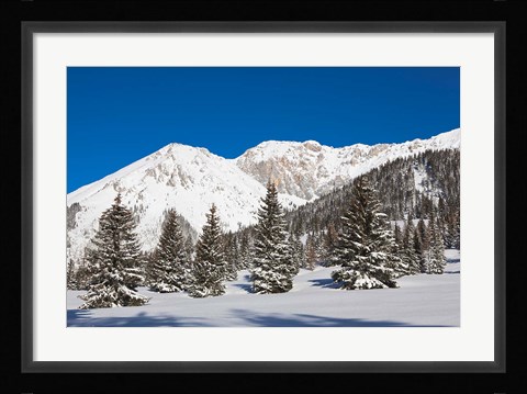 Framed Wetterstein Mountain Range Print