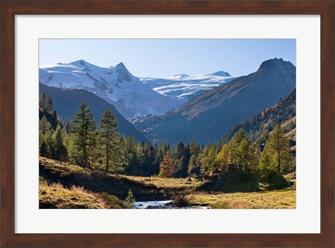 Framed Glacier Schlatenkees, Austria Print