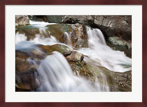 Framed River Isel, Hohe Tauern National Park Print