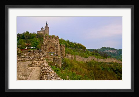 Framed Tzarevetz Fortress, Bulgaria Print