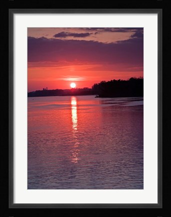 Framed Port of Vidin, Bulgaria Print