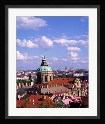 Framed St Nicholas Church, Czech Republic Print