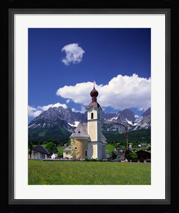 Framed Church at Going, Tyrol, Austria Print