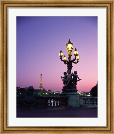 Framed Pont Alexander III, Paris Print