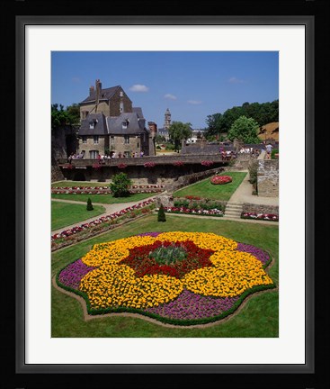 Framed Hermine Castle, Vannes, Brittany, France Print