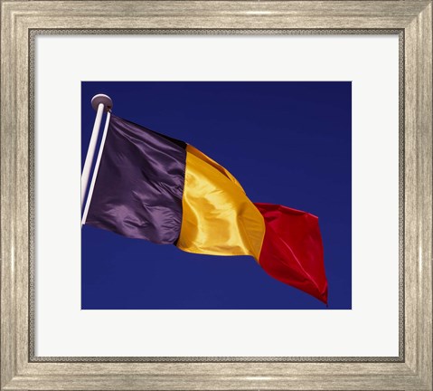 Framed Belgian Flag Print