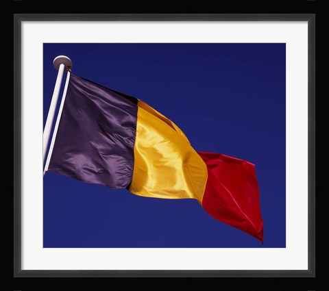 Framed Belgian Flag Print