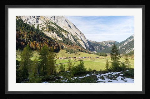 Framed Eng Valley, Karwendel Mountains Print