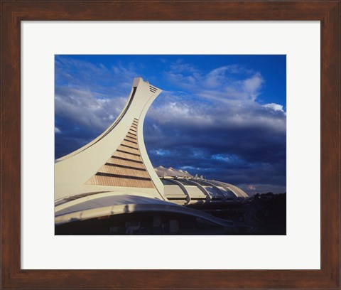 Framed Olympic Stadium in Canada Print