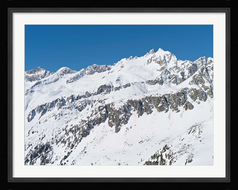 Framed Sunrise on Mt Reichenspitze Print