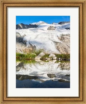 Framed Peak of Mt Grossvenediger, Austria Print