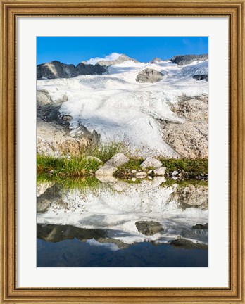 Framed Peak of Mt Grossvenediger, Austria Print