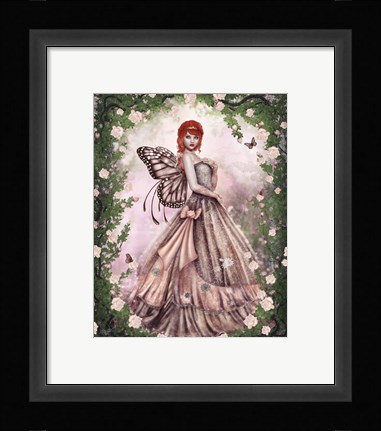 Framed Rose II Print