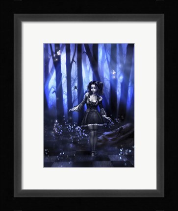 Framed Miss Muffet Print