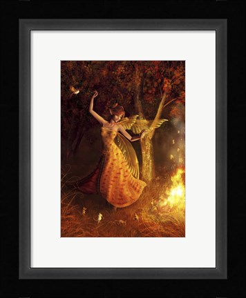 Framed Fire Dance Print