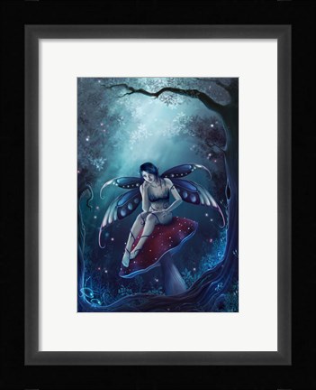 Framed Feeling Blue Print