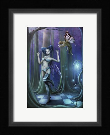 Framed Whimsy Cats Print