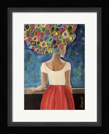 Framed In The Night Print