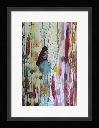 Framed Sur La Route Print