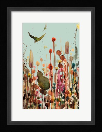Framed Learning To Fly (Blue Sky) Print