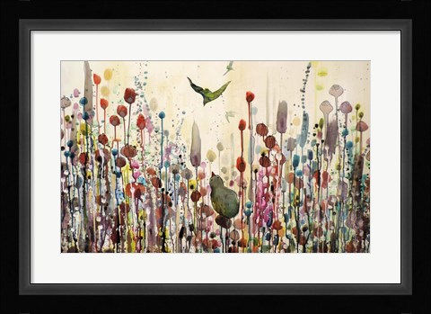Framed Learning To Fly Print