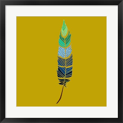 Framed Plume 2 Print