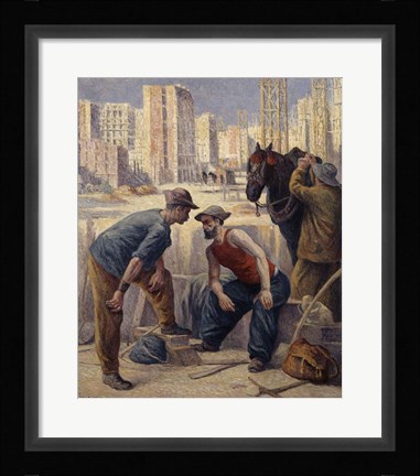 Framed Diggers, 1908-1912 Print