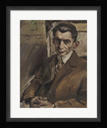 Framed Portrait Of Julius Meier-Graefe, 1914 Print