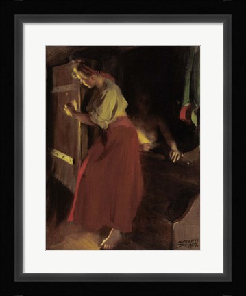 Framed Bath, 1903 Print