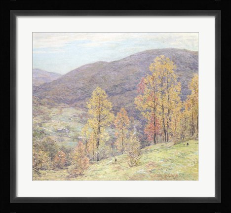 Framed American Autumn Glory Print